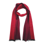 Preview: Scarf Shawl Silk Flannel Jacquard Red Bordeaux